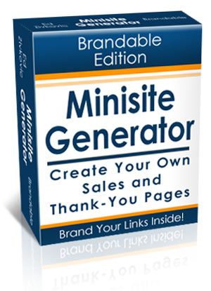 Mini Site Generator Crie Mini Sites Para Vendas Instantâneas